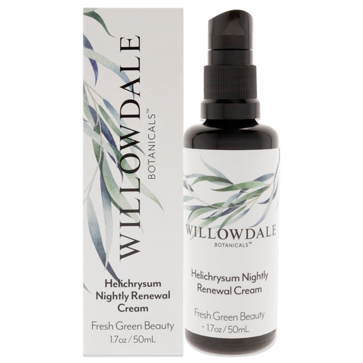 Willowdale Botanicals Helichrysum Nightly Renewal Cream by Willowdale Botanicals for Unisex - 17 oz Cream