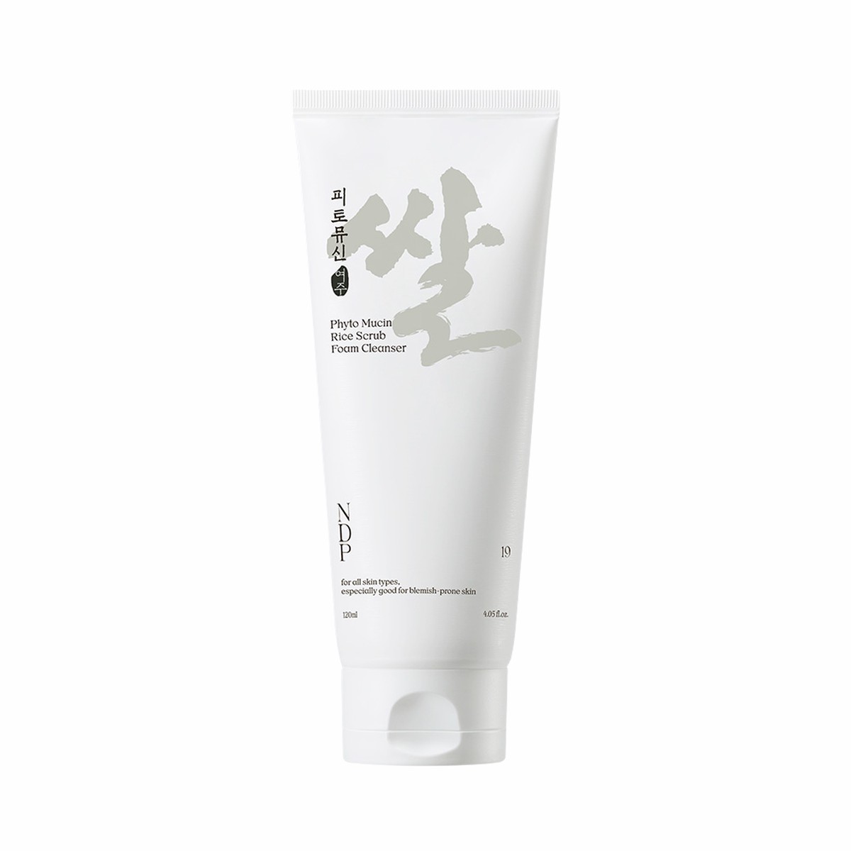 NDP Phytomucin Rice Scrub Cleansing Foam 120ml