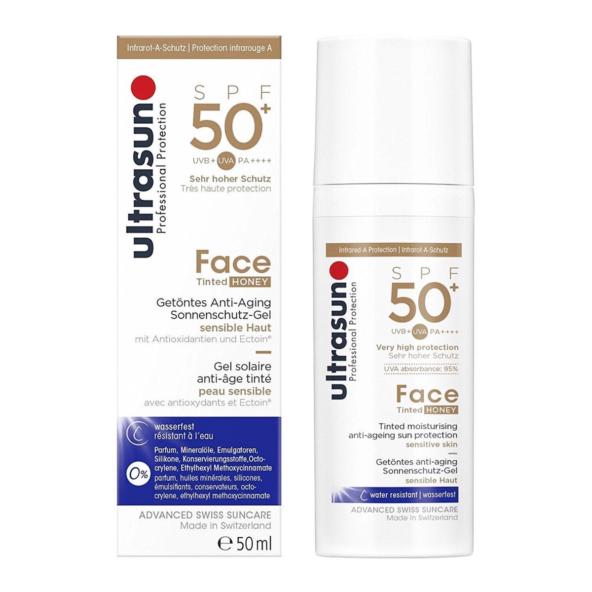 Ultrasun Face Tinted SPF 50 Honey