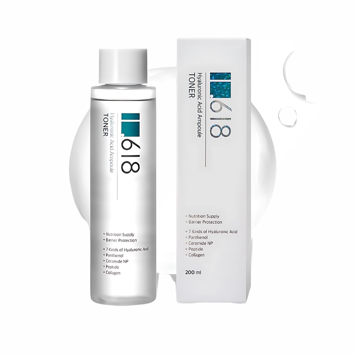 1618 Hyaluronic Acid Ampoule Toner 200ml