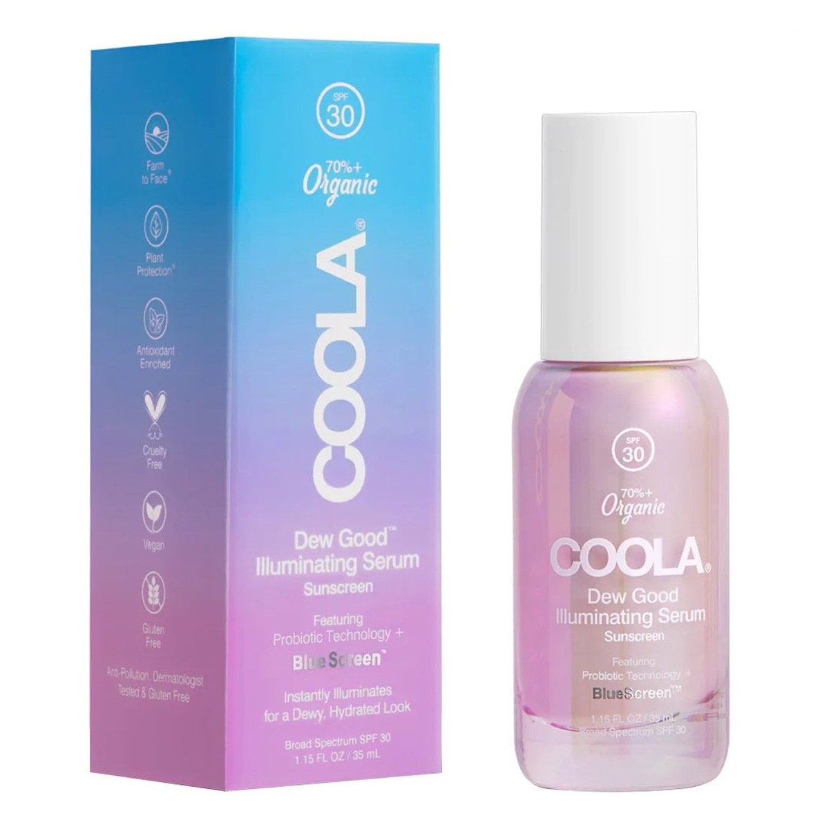 COOLA Dew Good Illuminating Serum SPF30 35ml