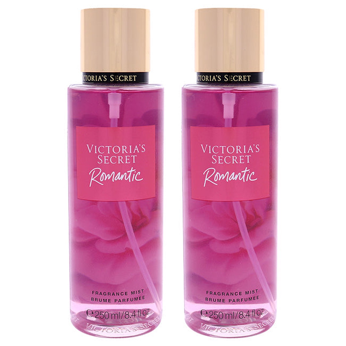 Victorias Secret Romantic Fragrance Mist by Victorias Secret for Women - 84 oz Fragrance Mist - Pack of 2