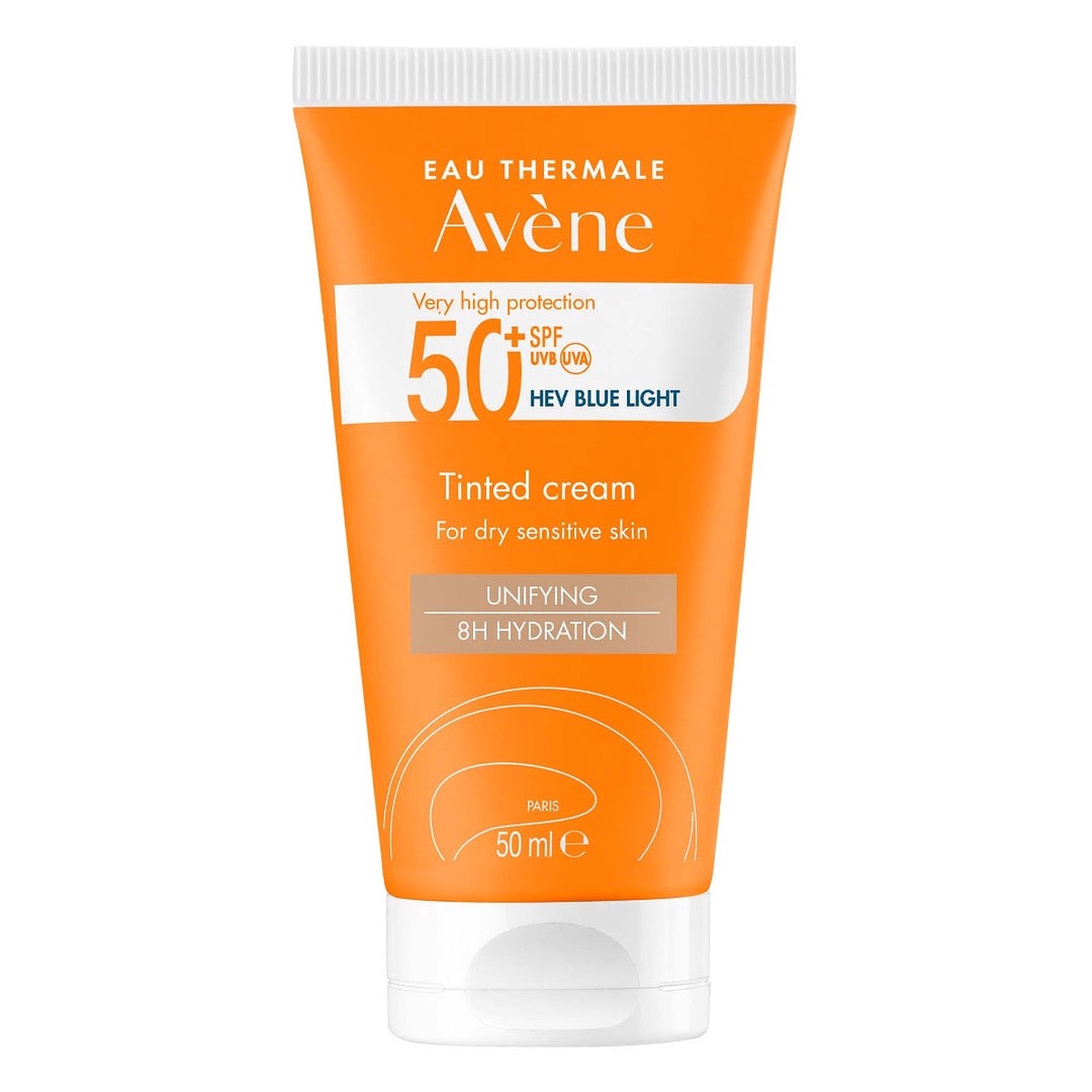 Avne Very High Protection Tinted Sun Cream SPF50 for Dry Sensitive Skin