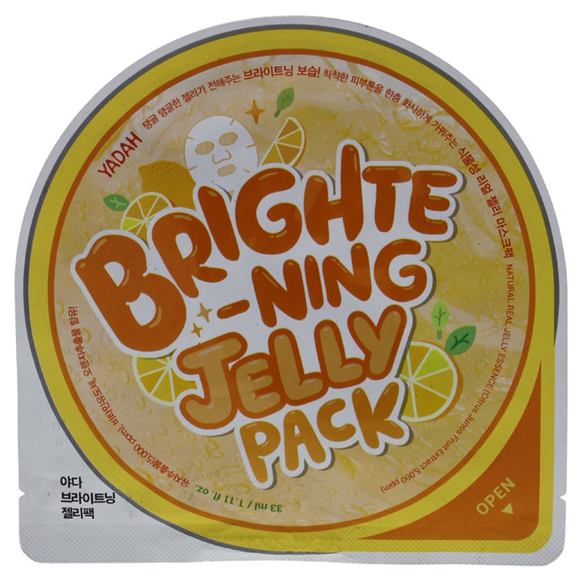 Yadah Brightening Jelly Pack by Yadah for Unisex - 111 oz Mask
