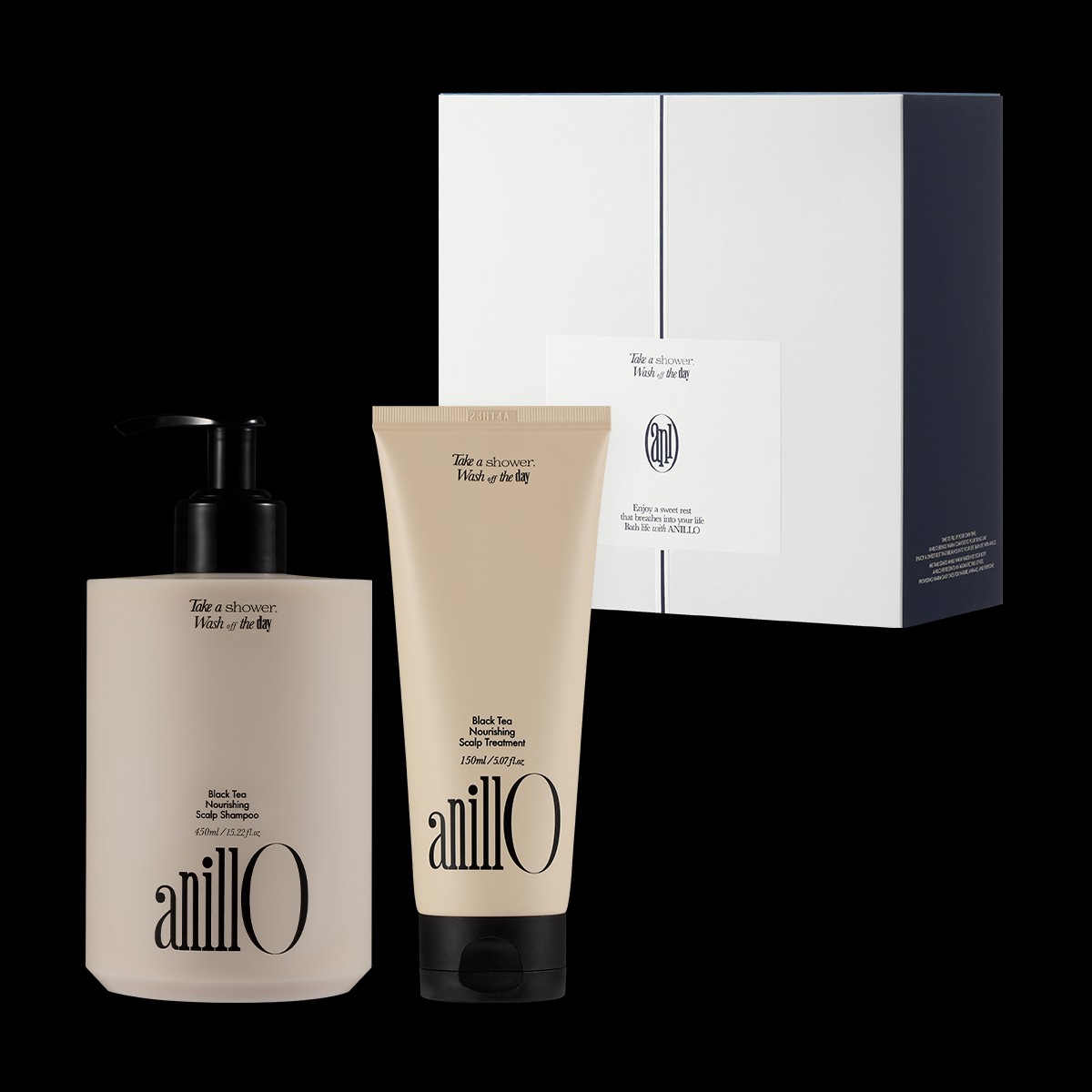 anillO Black Tea Nourishing 2-Piece Set