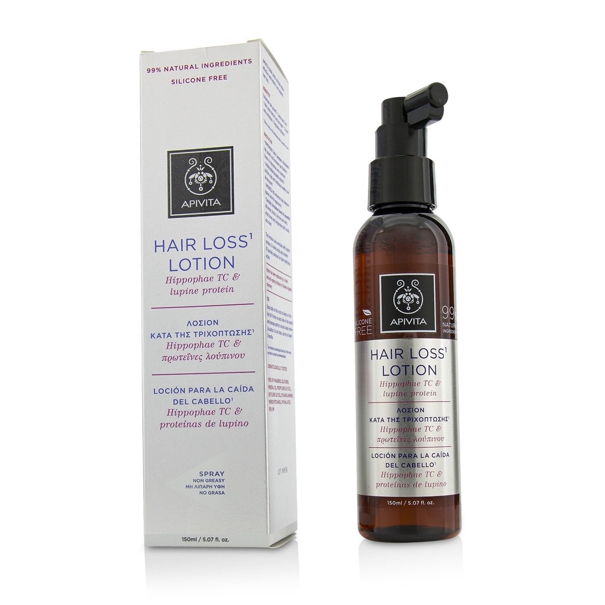 Apivita Hair Loss Lotion with Hippophae TC Lupine Protein 150ml507oz