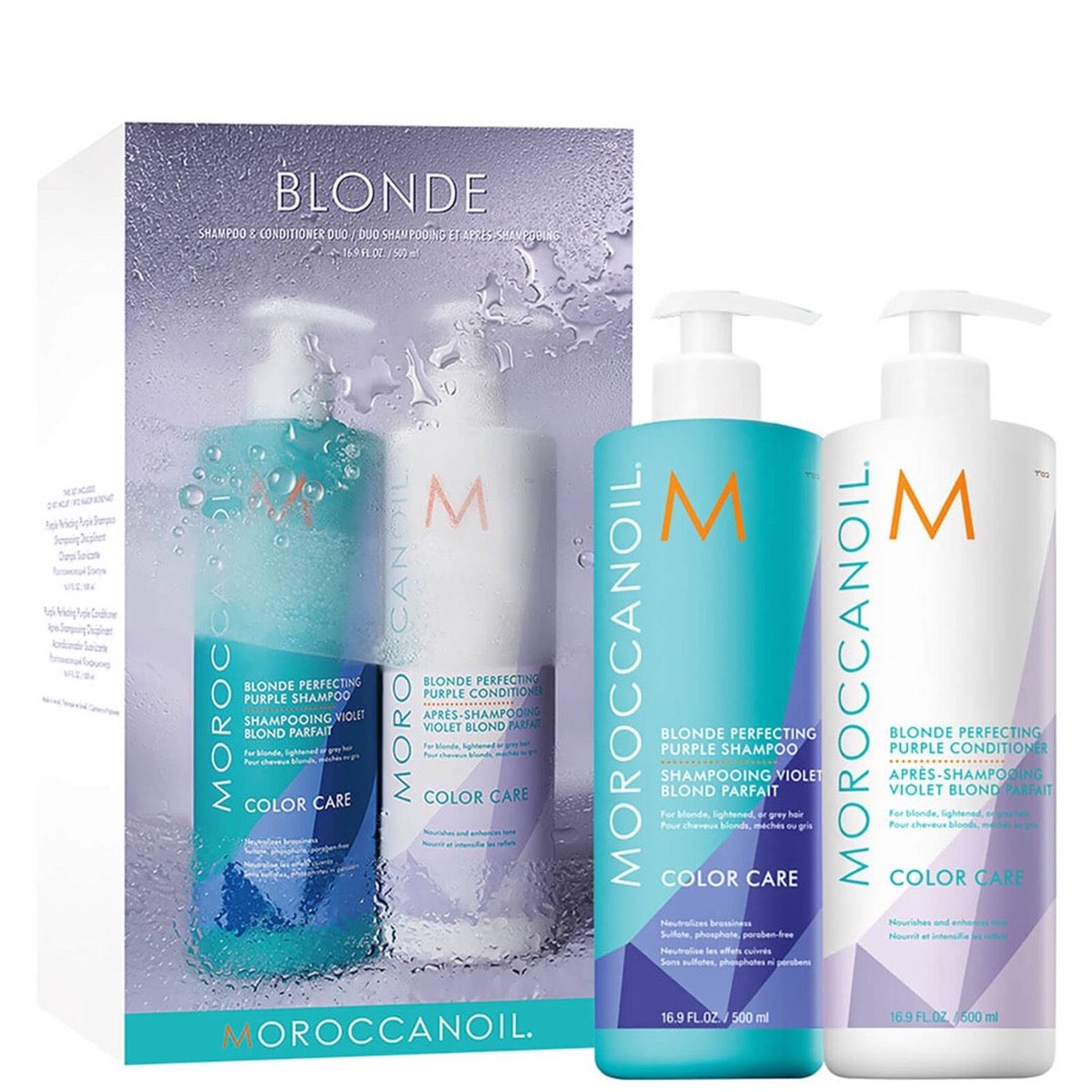 Moroccanoil Blonde Shampoo Conditioner Duo (Worth 9975)