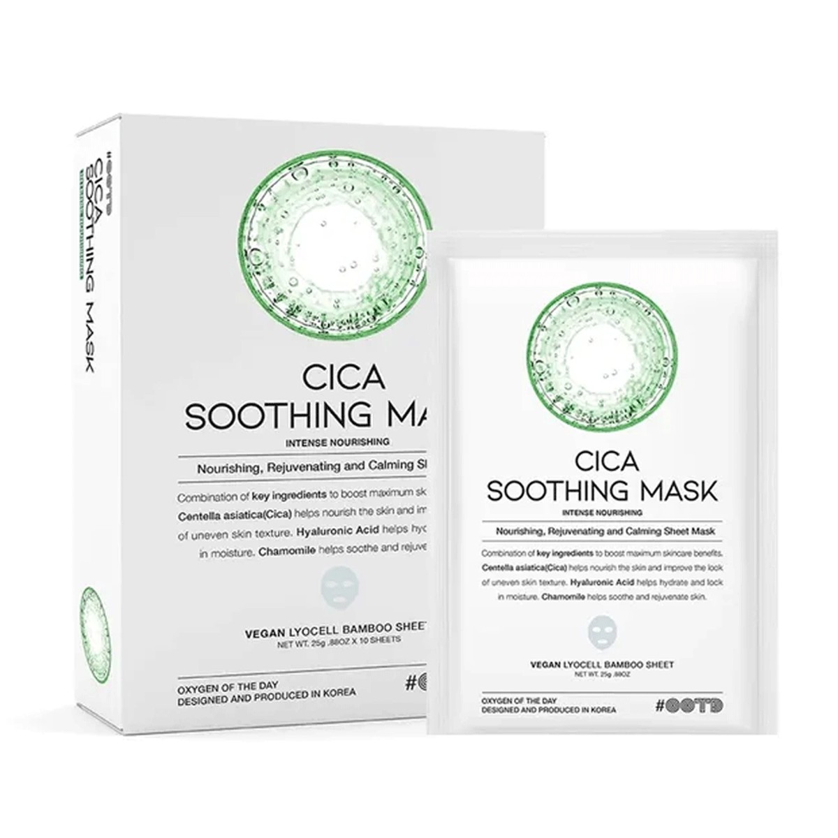 OOTD Cica Soothing Mask 25g 10ea