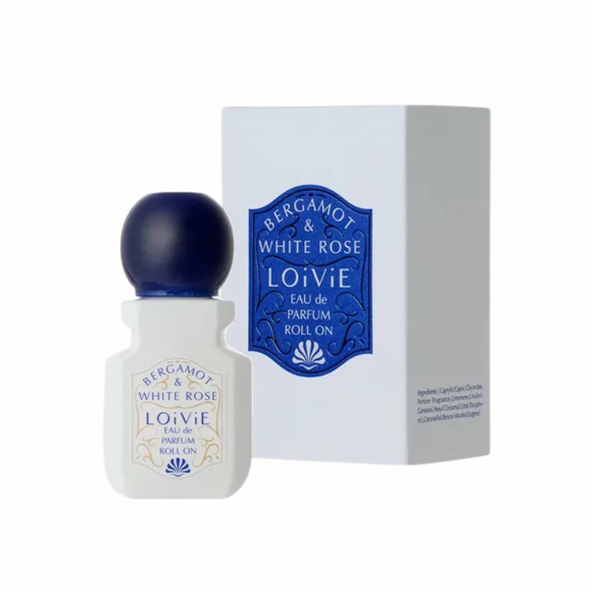 LOiViE Eau de Parfum Roll-On Bergamot White Rose 75ml
