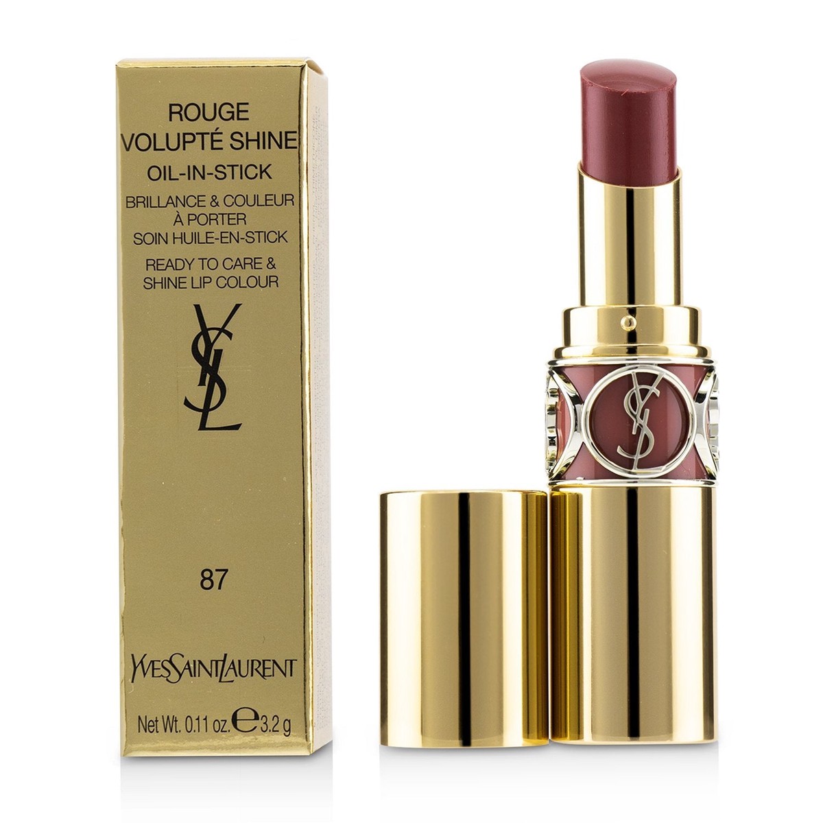 Yves Saint Laurent Rouge Volupte Shine - 87 Rose Afrique 32g011oz