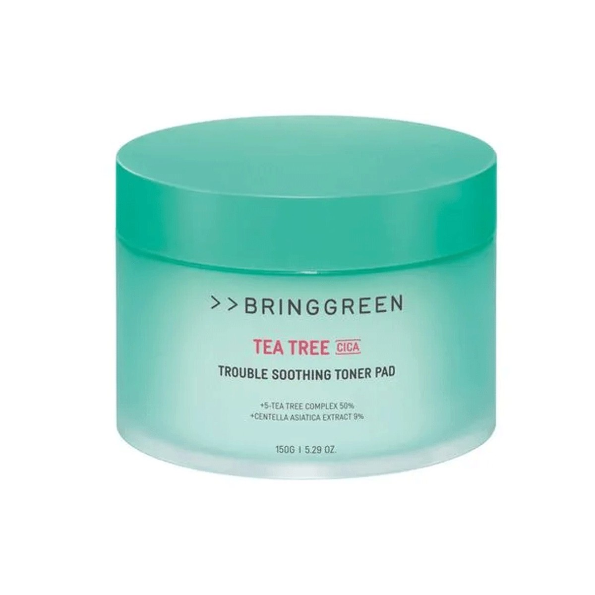 BRING GREEN Tea Tree Cica Trouble Soothing Toner Pad 90 pads
