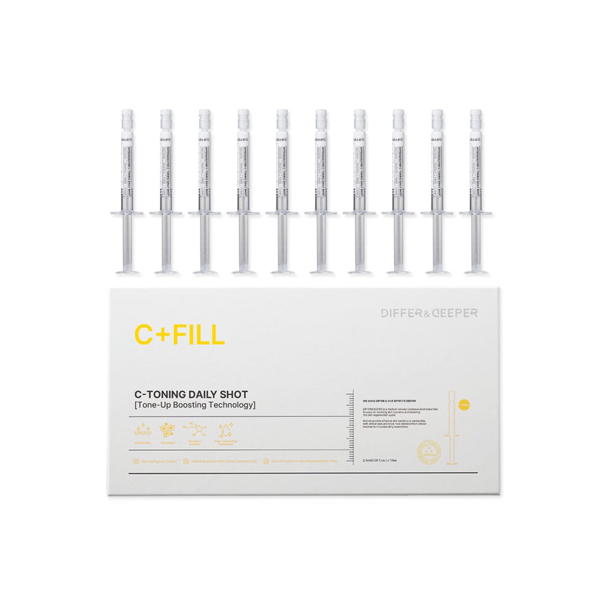 DIFFERDEEPER C-Toning Daily Shot 25ml x 10ea