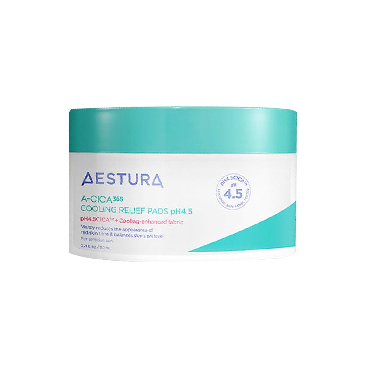 AESTURA A-Cica 365 Cooling Relef pH45 Pad 60 Pads