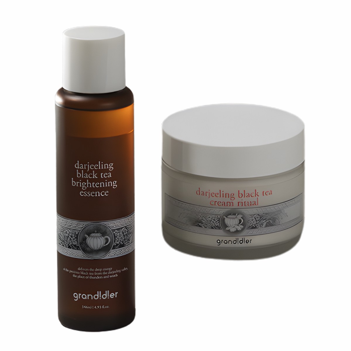 grandidier Dazzling Black Tea 2-Piece Set