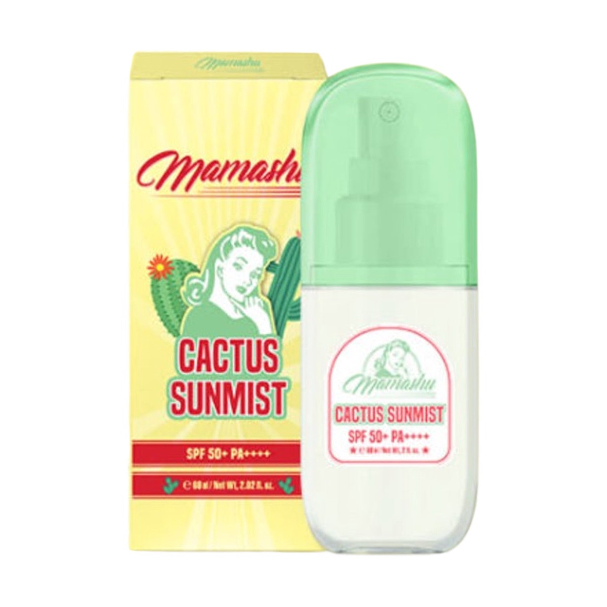 Mamashu Cactus Sun Mist SPF50 PA 60ml