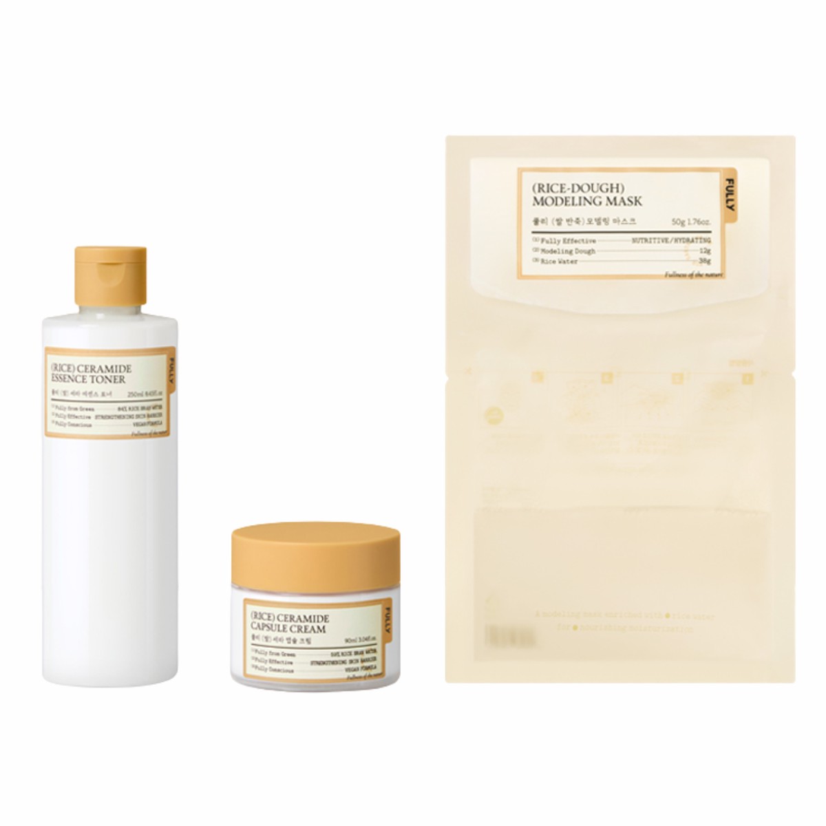 FULLY Rice Ceramide 3-Piece Set