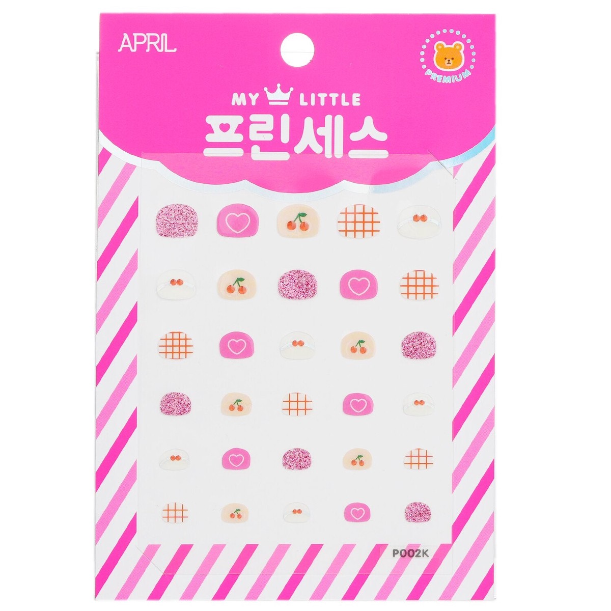 April Korea Princess Kids Nail Sticker - P002K 1pack