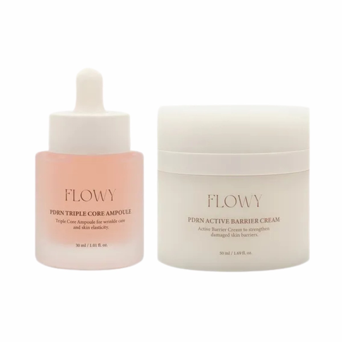 FLOWY PDRN Ampoule Cream Set