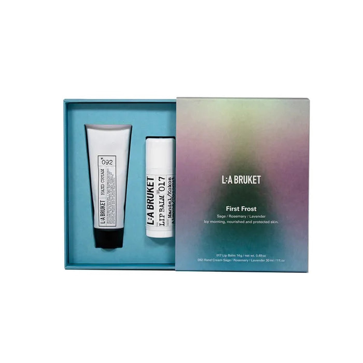 2025Holiday LA BRUKET First Frost Lip Balm Hand Cream Set