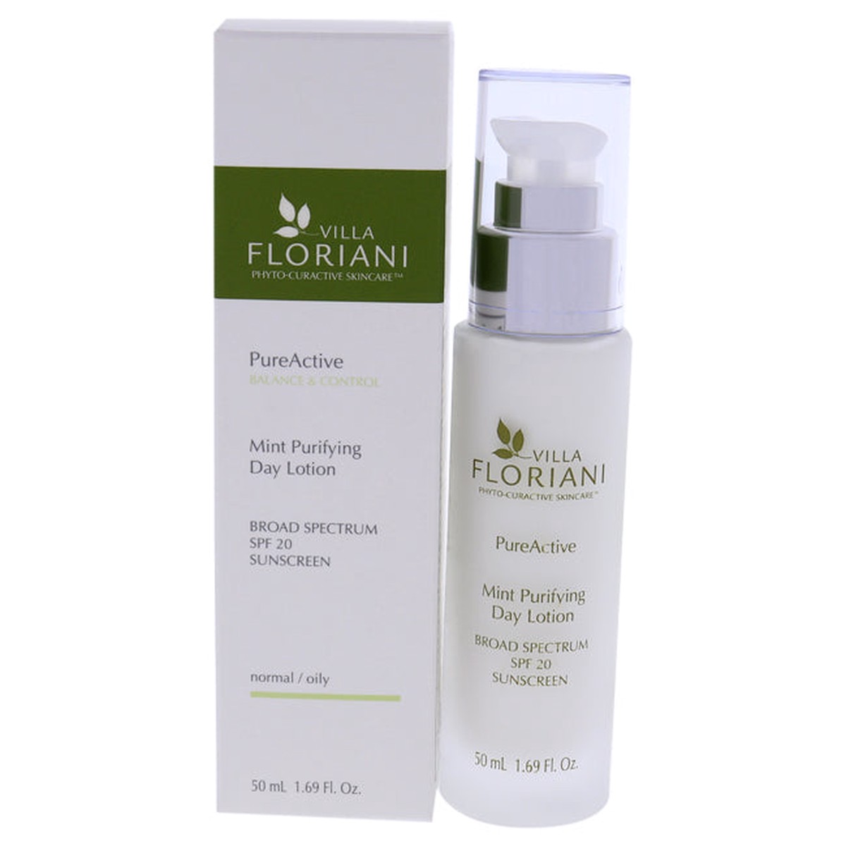 Villa Floriani Mint Purifying Day Lotion SPF20 by Villa Floriani for Women - 169 oz Lotion