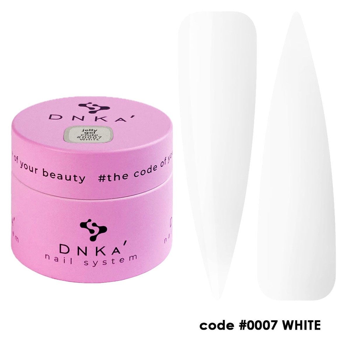0007 White DNKa Jelly Gel