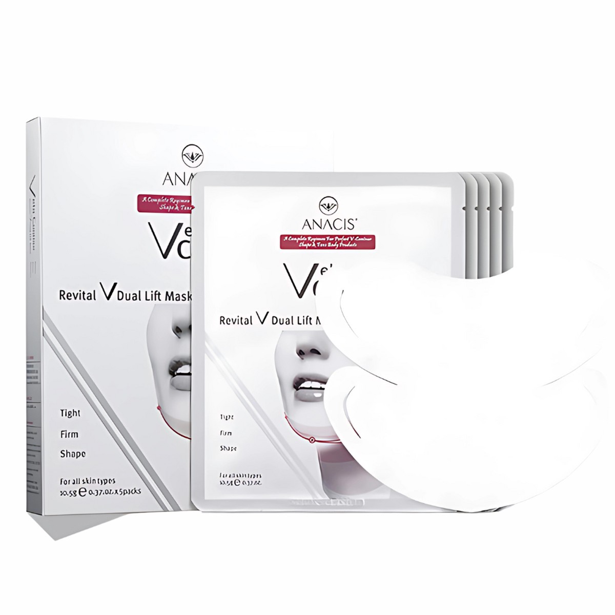 ANACIS Vela Contour Dual Lift Mask 105g 5 sheets
