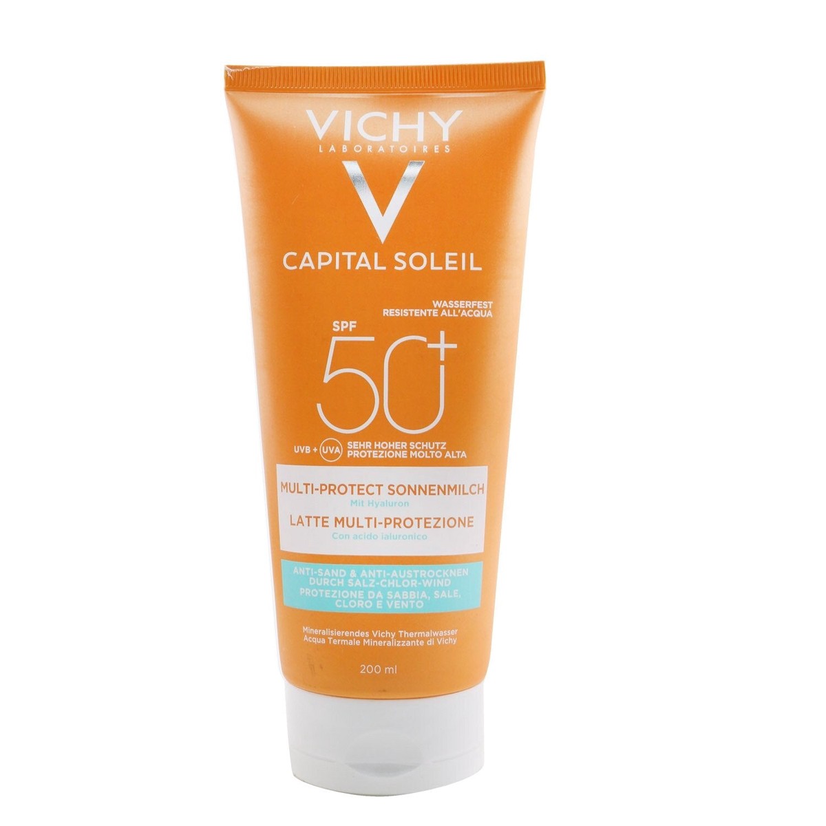Vichy Capital Soleil Beach Protect Multi-Protection Milk SPF 50 (Water Resistant - Face Body) 200ml67oz