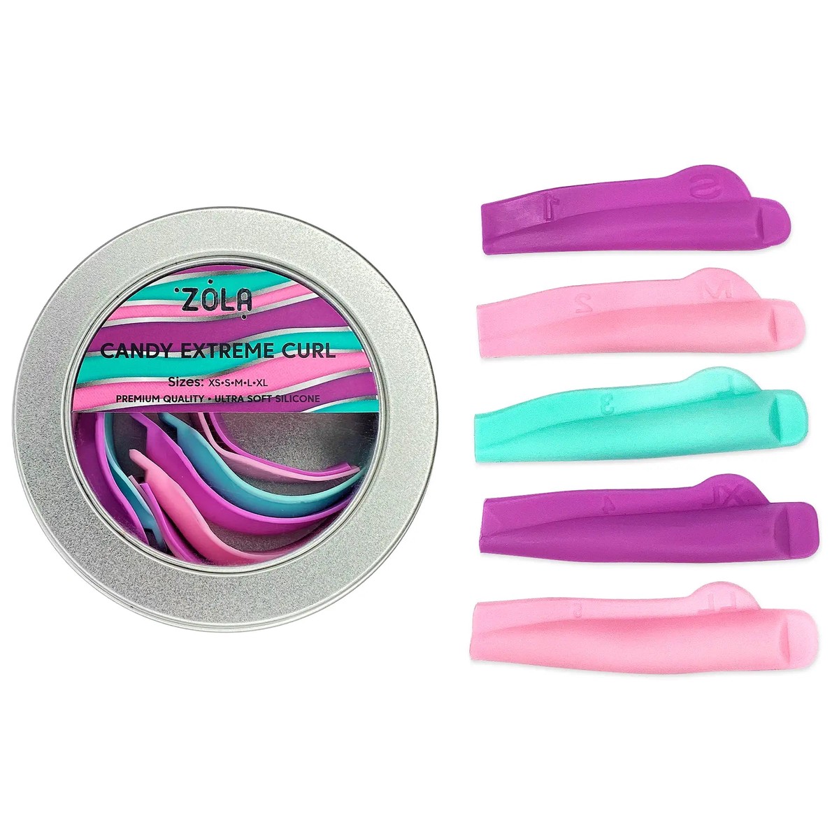ZOLA Silicone mold for lamination Candy Extreme Curl