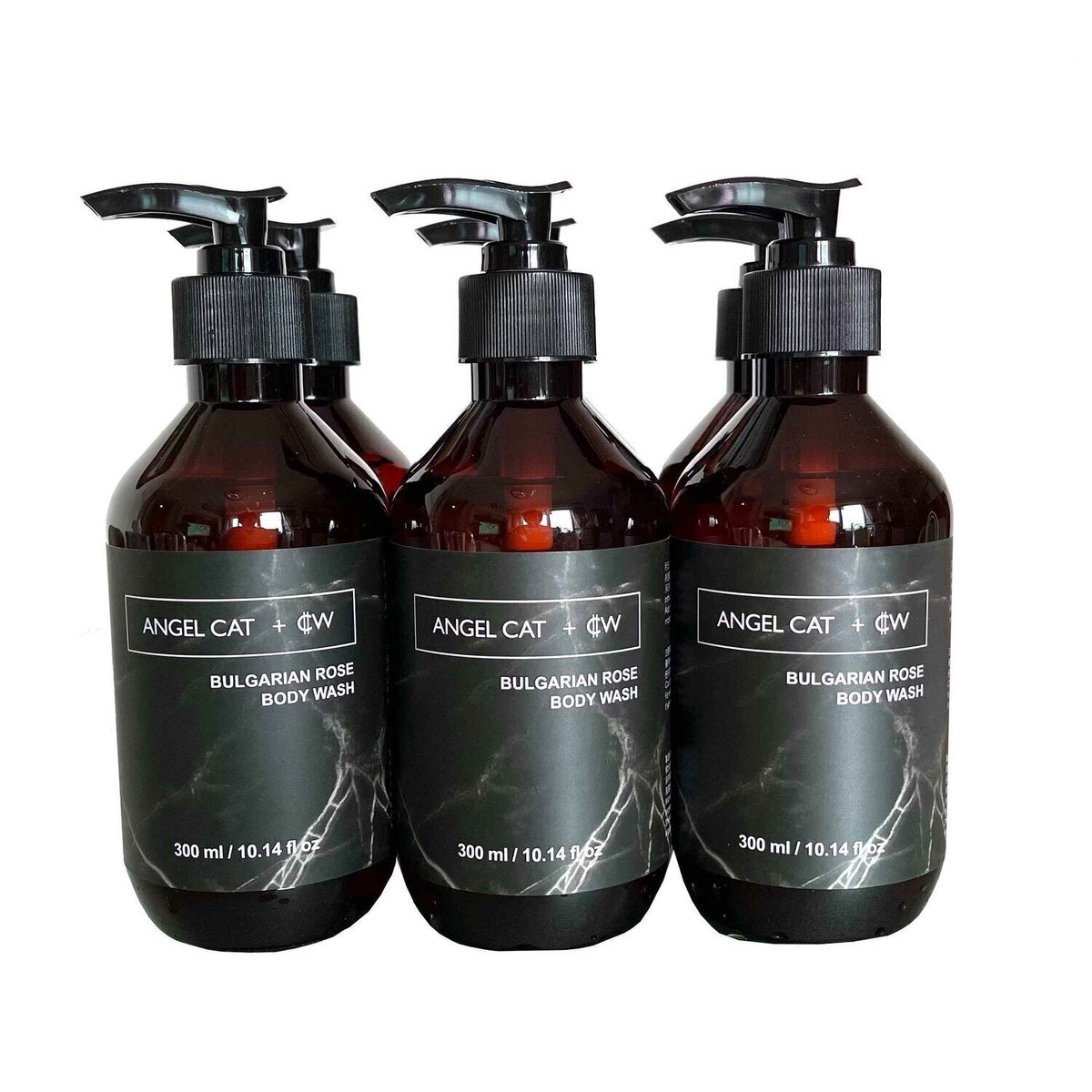 Angel Cat Bulgarian Rose Body Wash 300ml (6 pcs Special pack) Fixed size