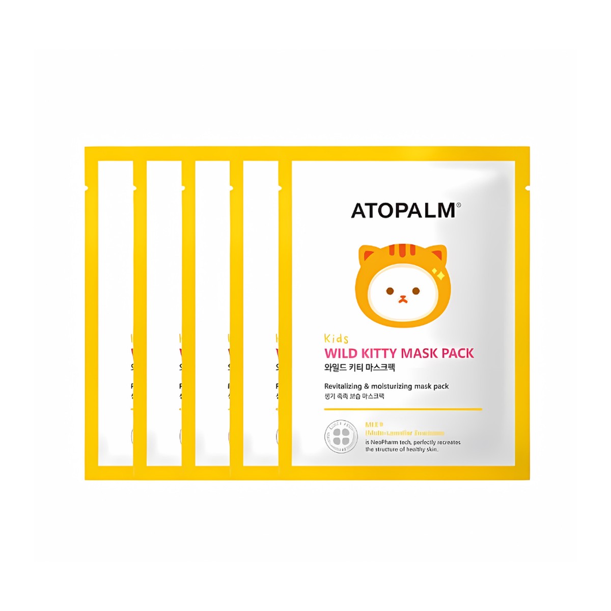 Atopalm Kids Wild Kitty Mask Pack Sheet 15g5ea