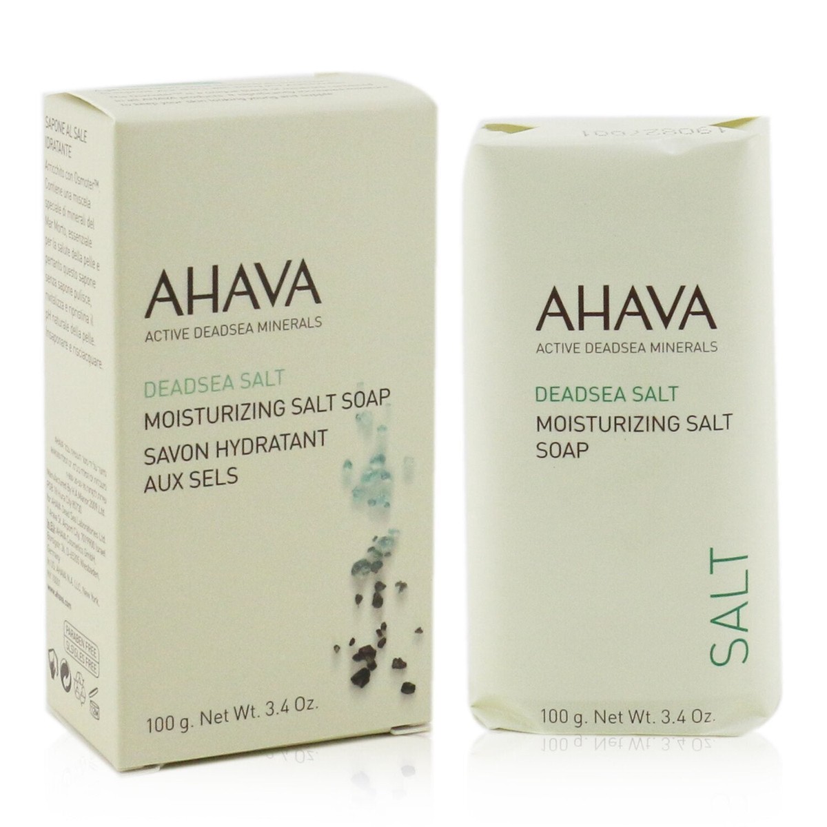 Ahava Deadsea Salt Moisturizing Salt Soap 100g34oz