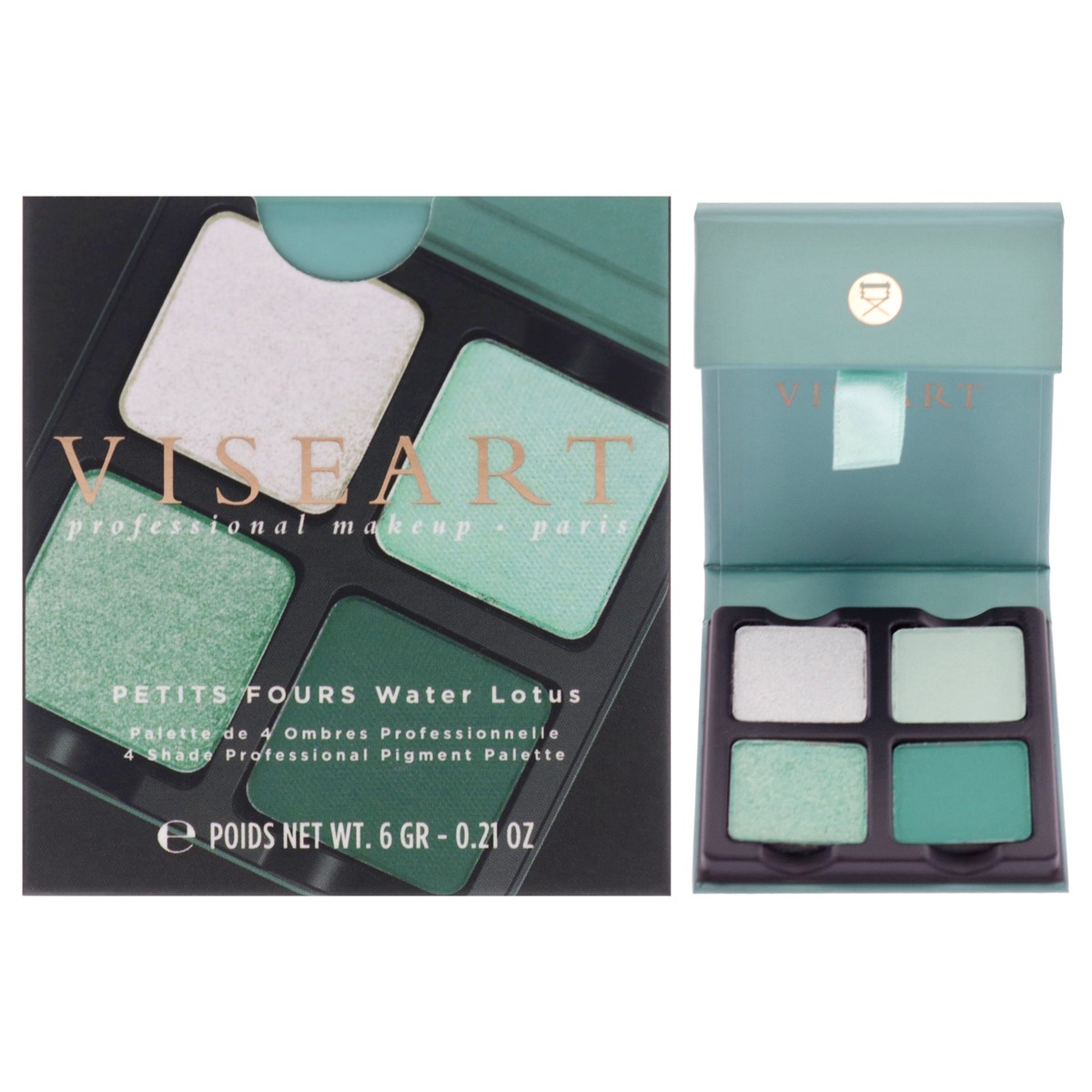 Viseart Paris Petits Fours Eyeshadow Palette - Water Lotus by Viseart Paris for Women - 021 oz Eye Shadow