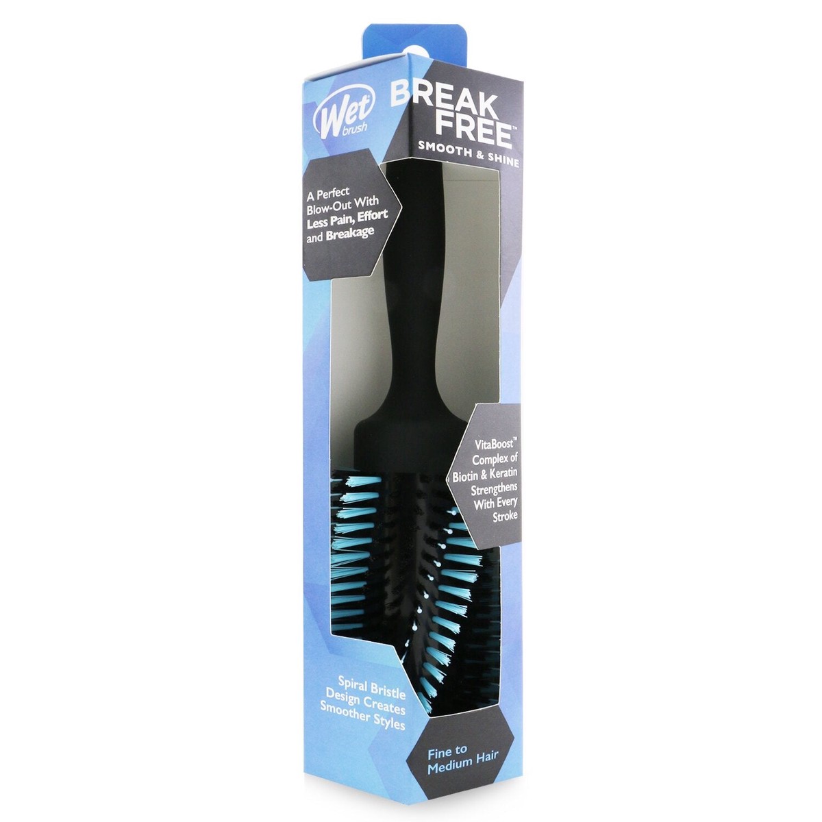 Wet Brush Smooth Shine Round Brush - Fine to Medium Hair 1pc