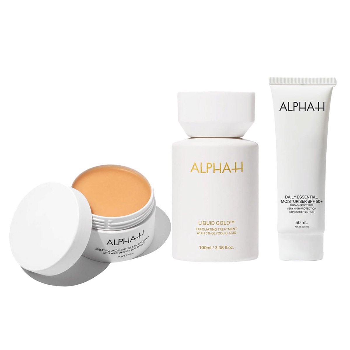 Alpha-H Cleanse Exfoliate and Protect Bundle