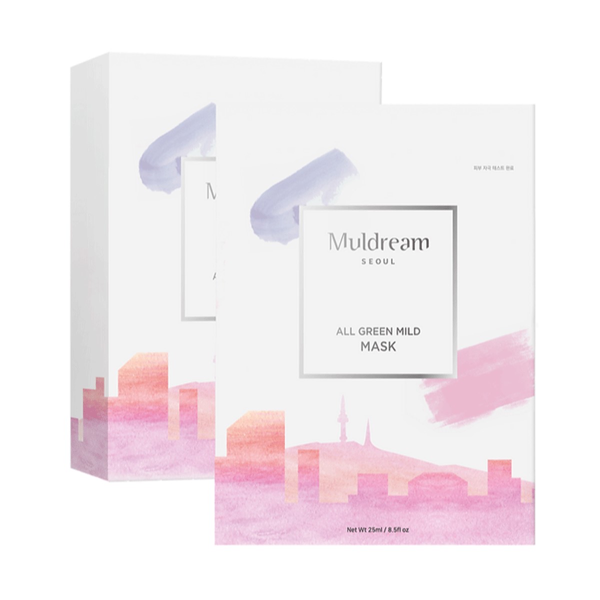 Muldream All Green Mild Mask 27ml 10 pcs