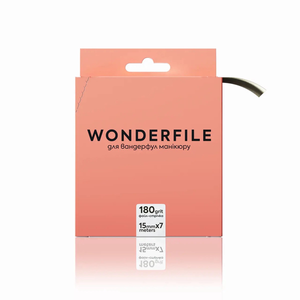 Wonderfile Interchangeable file-tape 130x15mm 180gr 7m