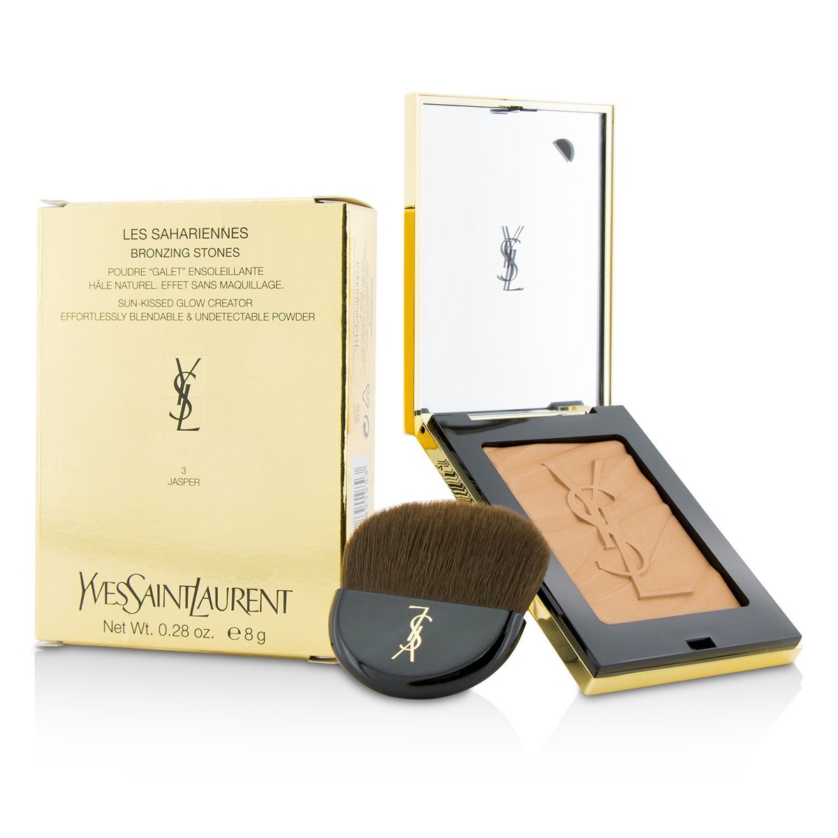 Yves Saint Laurent Les Sahariennes Bronzing Stones Sun Kissed Glow Creator - 3 Jasper (Deep) 8g028oz