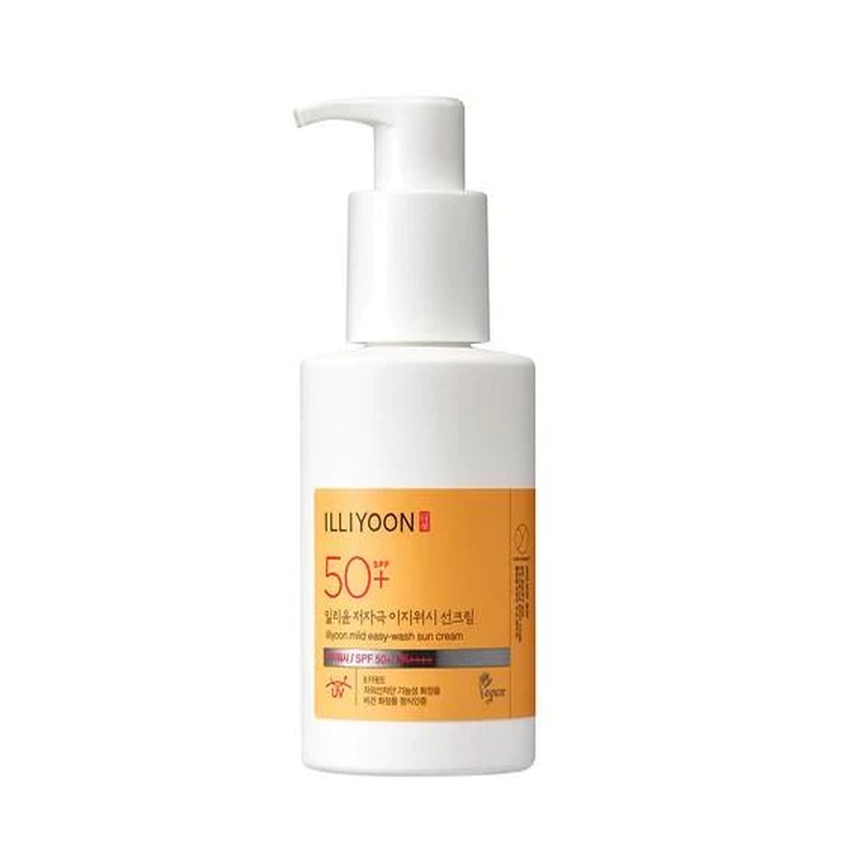 ILLIYOON Mild Easy Wash Sun Cream SPF50 PA 150ml