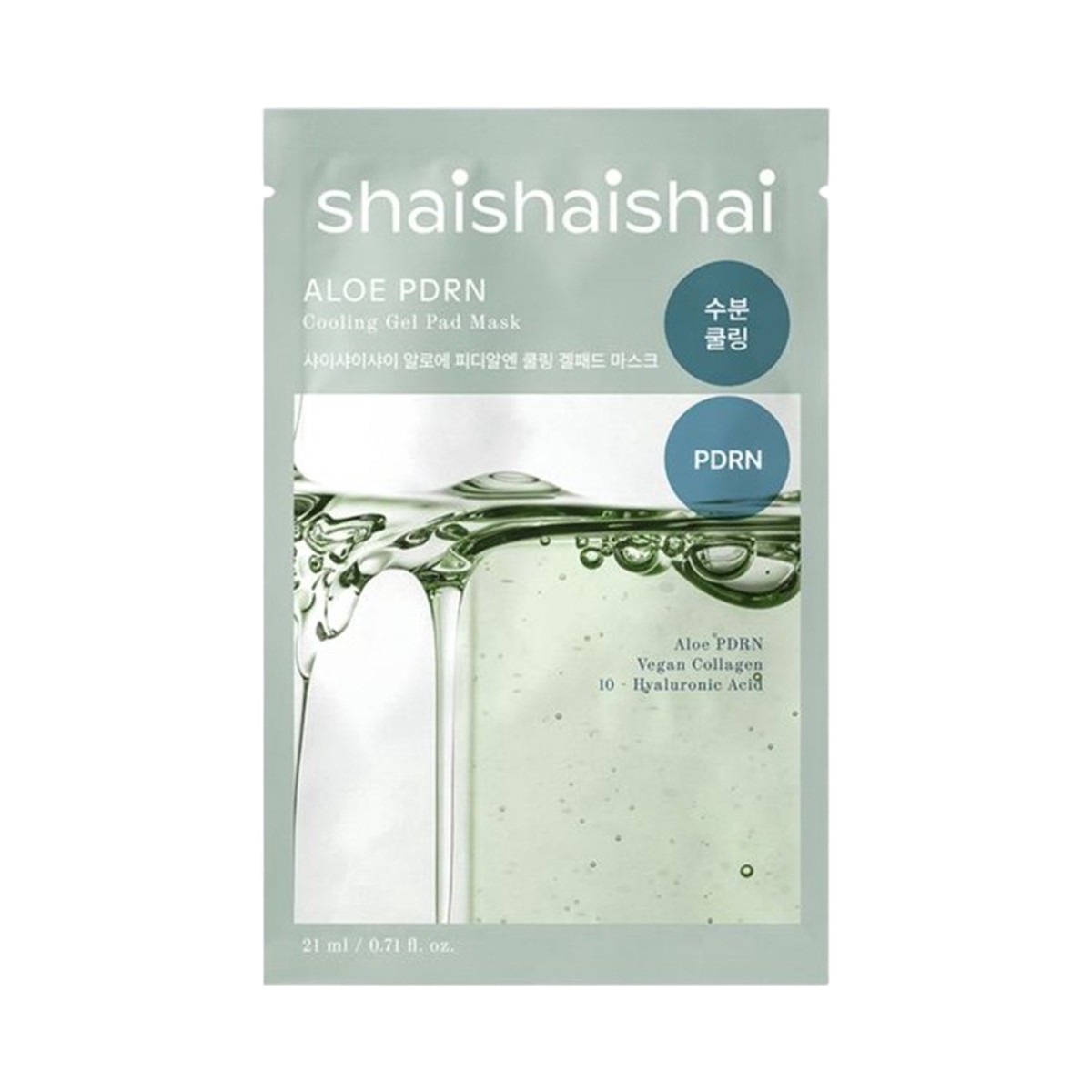 shaishaishai Aloe PDRN Cooling Gel Pad Mask 21ml 10 Sheets