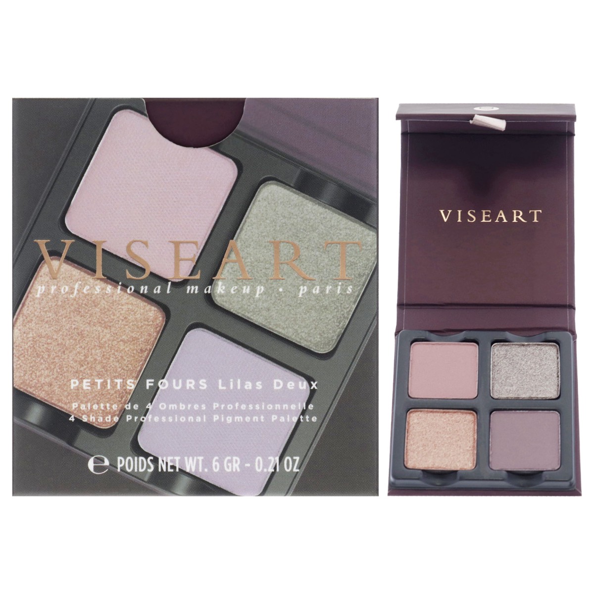 Viseart Paris Petits Fours Eyeshadow Palette - Lilas Deux by Viseart Paris for Women - 021 oz Eye Shadow