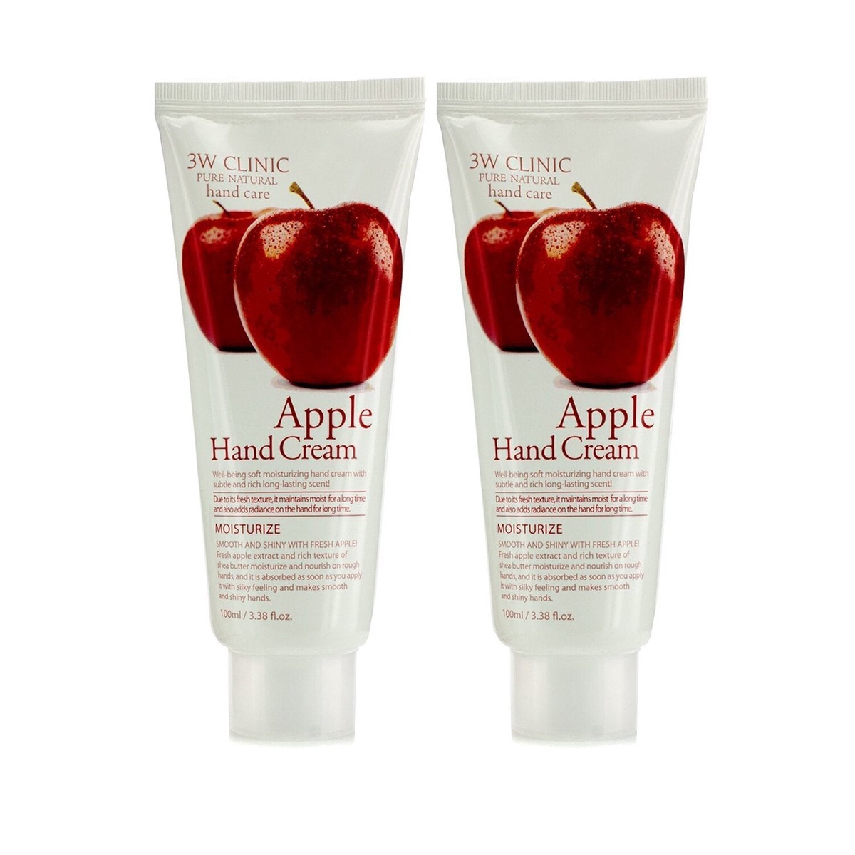 3W Clinic Hand Cream Duo Pack - Apple 2x100ml338oz