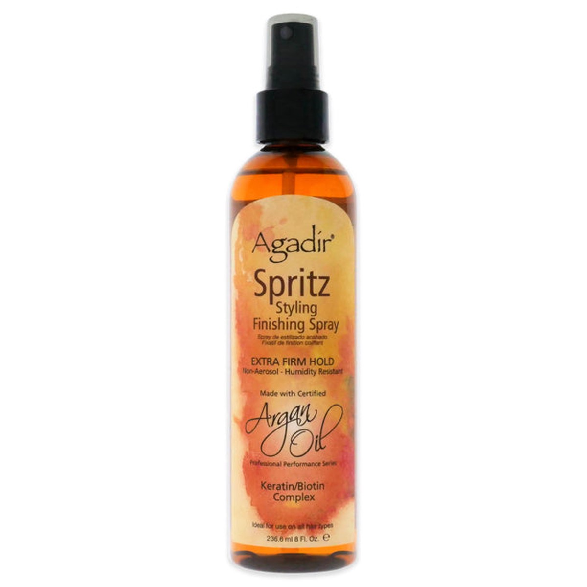 Agadir Argan Oil Argan Oil Spritz Styling Finishing Spray - Extra Firm Hold by Agadir for Unisex - 8 oz Hair Spray