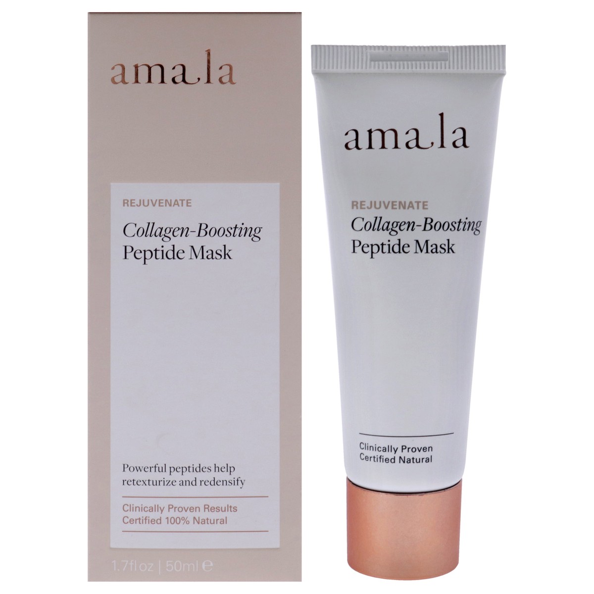 Amala Collagen-Boosting Peptide Mask by Amala for Women - 17 oz Mask