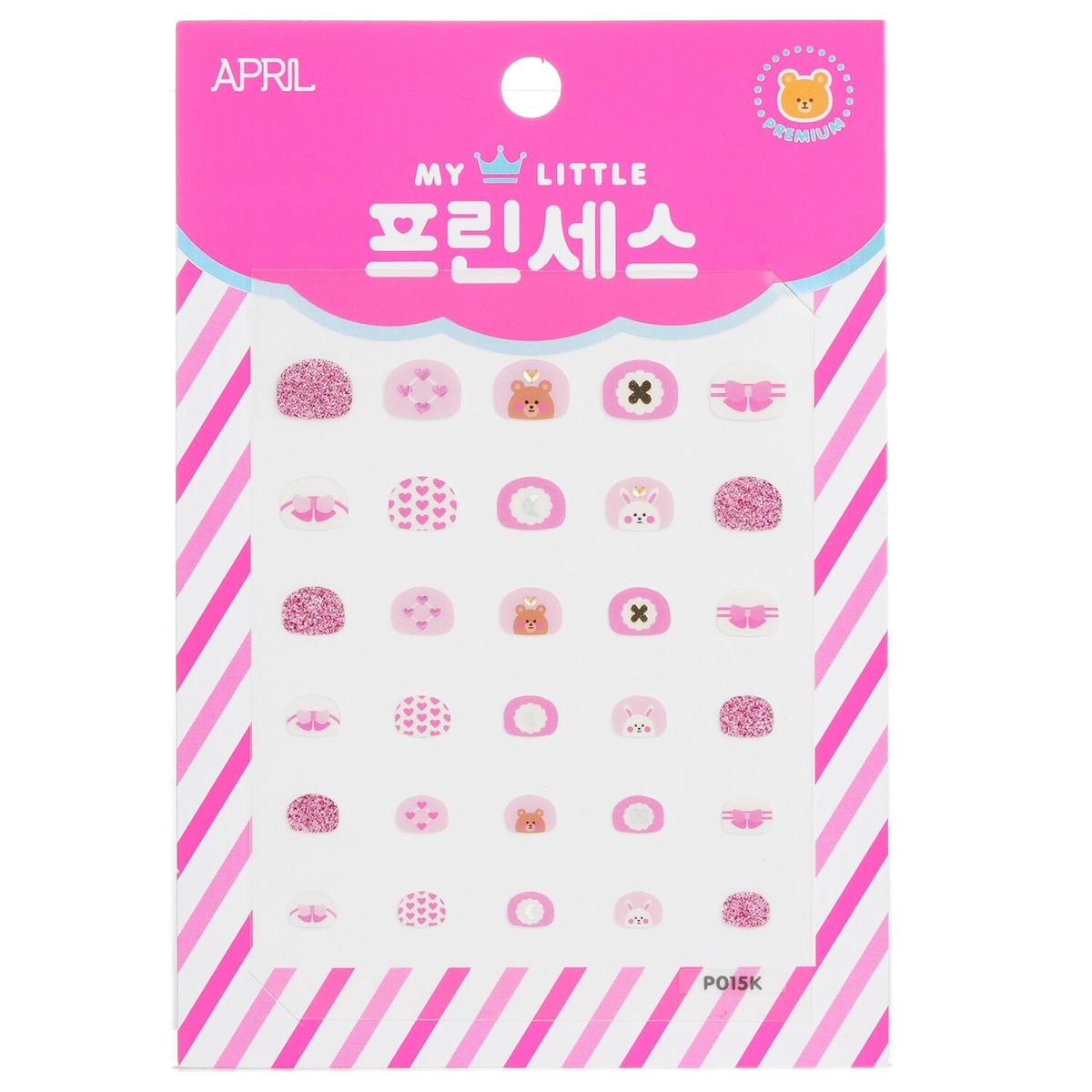 April Korea Princess Kids Nail Sticker - P015K 1pack