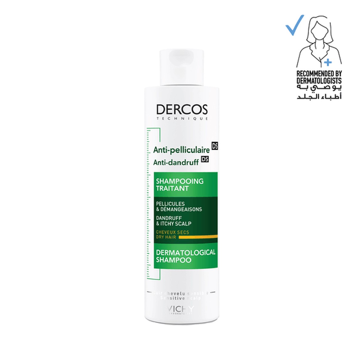 Vichy - Dercos Anti-Dandruff Shampoo For Dry Hair