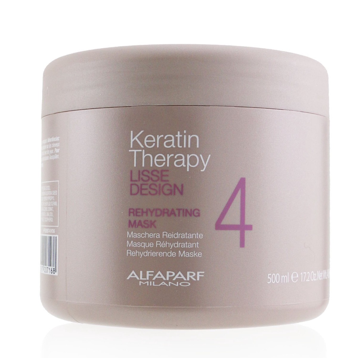 AlfaParf Lisse Design Keratin Therapy Rehydrating Mask (Salon Size) 500ml1763oz