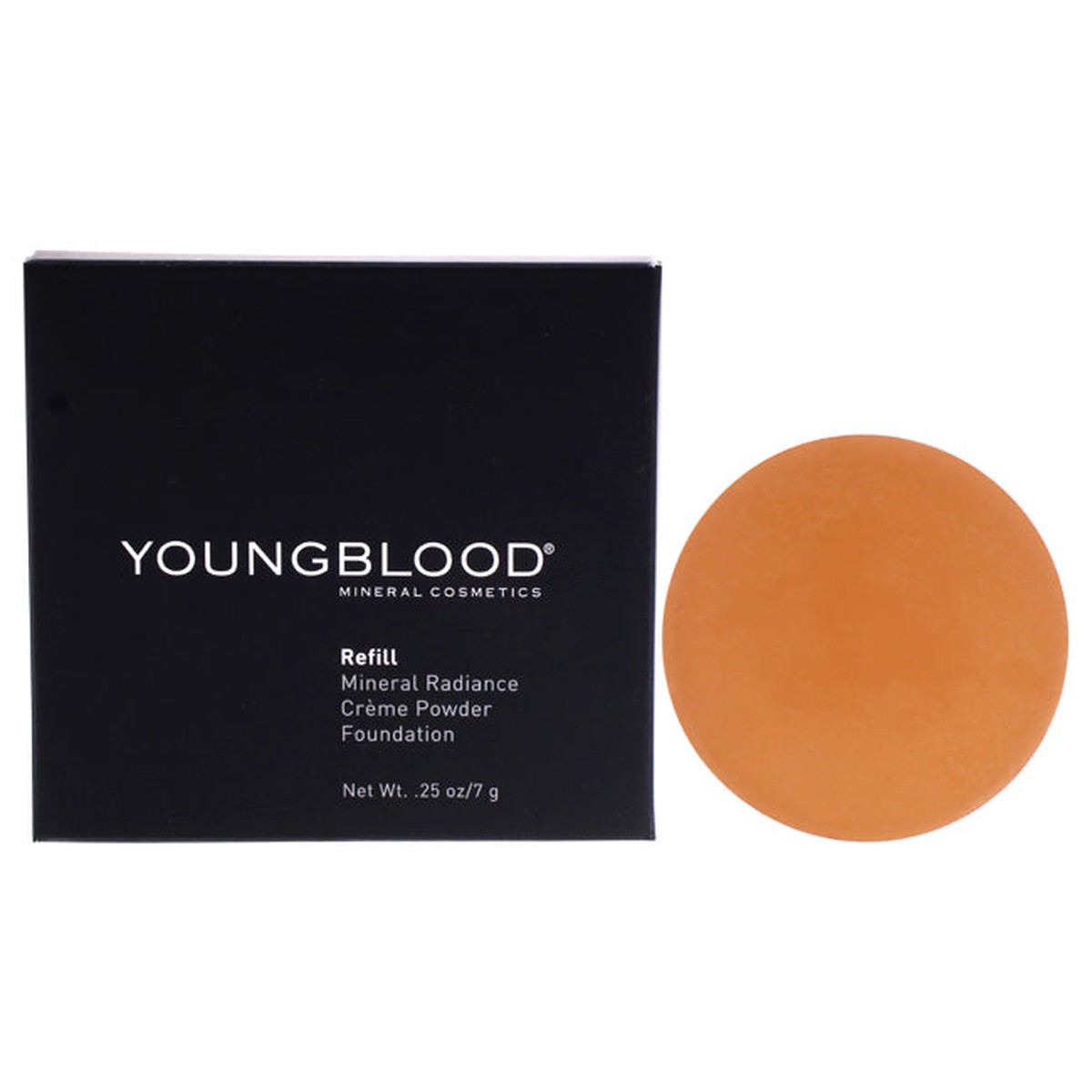 Youngblood Mineral Radiance Creme Powder Foundation - Toffee by Youngblood for Women - 025 oz Foundation(Refill)