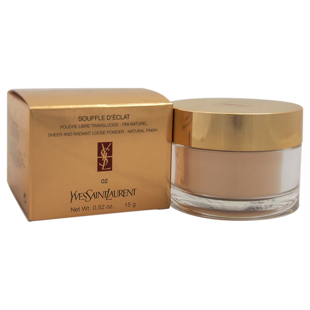 Yves Saint Laurent Souffle DEclat Sheer and Radiant Loose Powder Natural Finish - 2 by Yves Saint Laurent for Women - 052 oz Powder