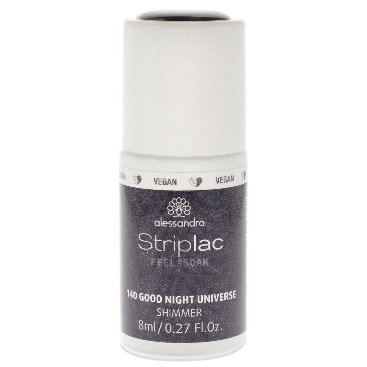 Alessandro Striplac Peel or Soak Shimmer - 140 Good Night Universe by Alessandro for Women - 027 oz Nail Polish