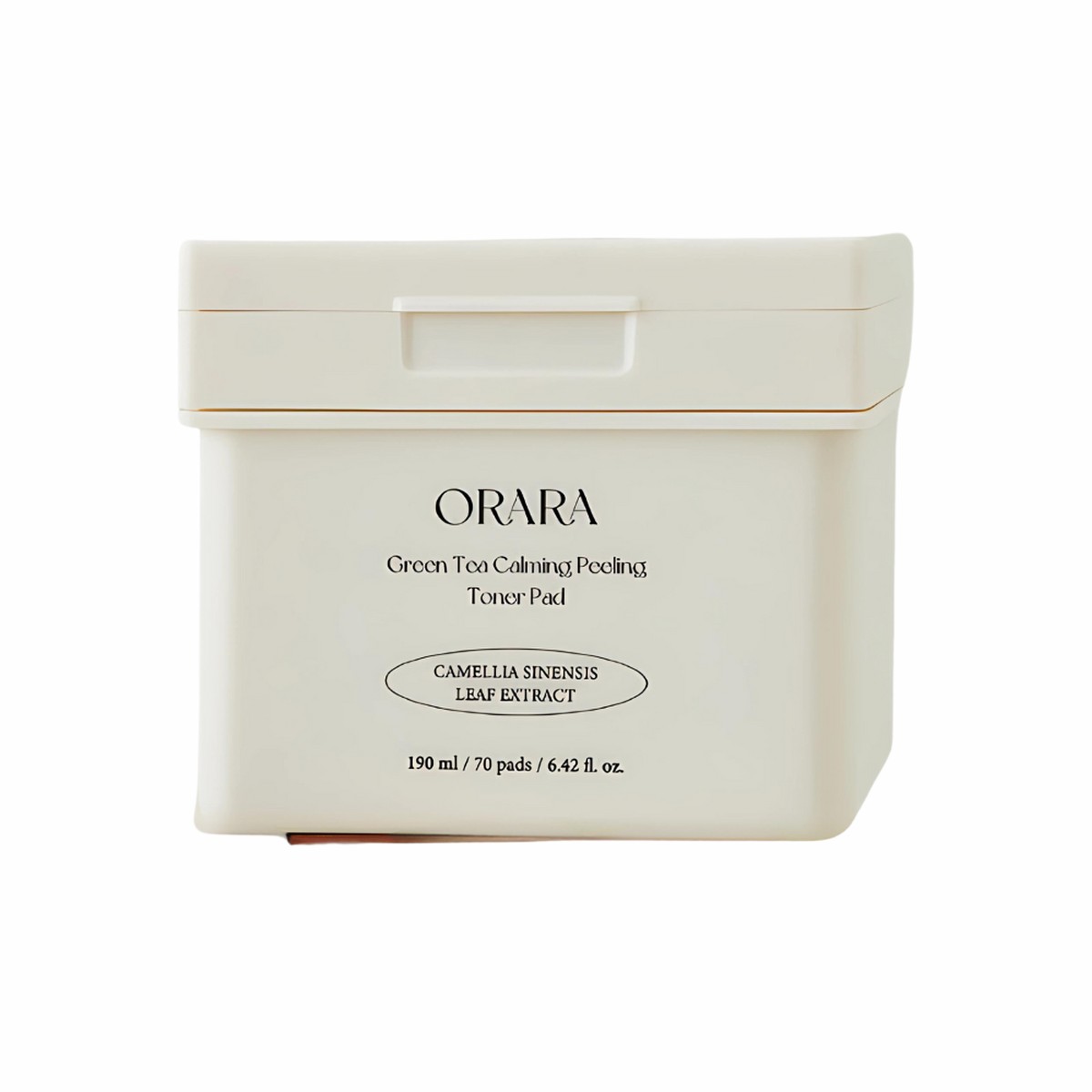 ORARA Green Tea Calming Peeling Toner Pads 190ml 70 Pads